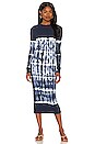view 1 of 3 X REVOLVE Dax Midi Dress in Blue Wave Wash