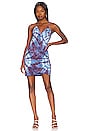 view 1 of 3 Brazil Mini Dress in Pacific Spin Wash
