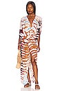 view 1 of 3 Luelle Midi Dress in Pacific Reef Wash