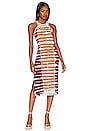 view 1 of 3 Iggy Midi Dress in Pacific Reef Wash