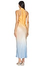 view 3 of 3 Manhattan Dress in Kumquat Ombre