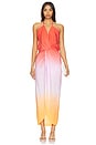 view 1 of 3 Siren Slip Dress in Mandarin Ombre