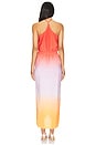 view 3 of 3 Siren Slip Dress in Mandarin Ombre