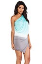 view 2 of 5 Sway Dress in Aqua & Grey Ombre