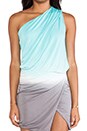 view 5 of 5 Sway Dress in Aqua & Grey Ombre