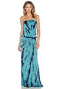 view 1 of 3 ROBE MAXI SYDNEY in Teal Dreamer
