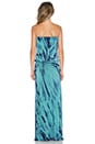 view 3 of 3 ROBE MAXI SYDNEY in Teal Dreamer