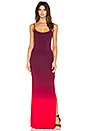 view 2 of 4 Faron Maxi Dress in Crimson Ombre