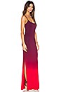 view 3 of 4 Faron Maxi Dress in Crimson Ombre