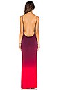 view 4 of 4 Faron Maxi Dress in Crimson Ombre