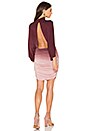 view 1 of 4 Shiloh Dress in Burgundy Ombre