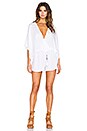 view 4 of 4 Ashley Romper in White
