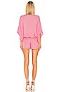 view 3 of 3 Ashley Romper in Hot Pink