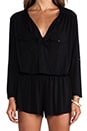 view 5 of 6 Malik Romper in Black