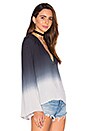 view 2 of 4 Kimbra Top in Black & Grey Ombre