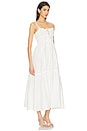 view 2 of 4 Floral Embroidered Dress in White