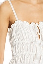 view 4 of 4 Floral Embroidered Dress in White