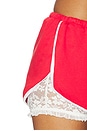 view 6 of 6 Lace Lined Short in Red