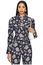 view 1 of 4 JAQUETA SLIM FIT ROSA in Navy