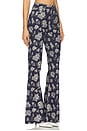 view 2 of 6 Rose Jacquard Trousers in Navy