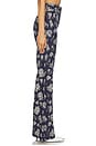view 3 of 6 Rose Jacquard Trousers in Navy
