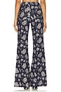 view 4 of 6 Rose Jacquard Trousers in Navy