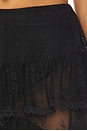 view 6 of 6 Lace Trimmed Maxi Skirt in Black