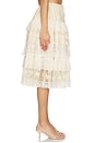 view 3 of 6 JUPE TIERED LACE RUFFLE in Multi