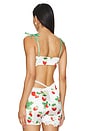 view 3 of 4 Bustier Top in Strawberry Prints