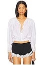 view 1 of 4 Lace Trimmed Blouse in White