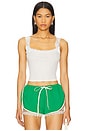 view 1 of 4 Lace Trimmed Camisole in White
