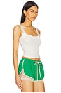 view 2 of 4 Lace Trimmed Camisole in White