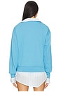 view 4 of 6 Embroidered Patches Sweatshirt in Blue