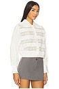view 2 of 4 Lace Trimmed Blouse in White