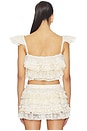 view 3 of 4 ТОП RUFFLE LACE TIER CAMI in Multi