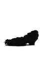 view 5 of 5 Faux Fur Kitten Heels in Black