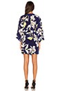 view 3 of 3 VESTIDO KIMONO KYOTO DREAM in Eastern Garden Navy