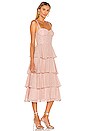 view 2 of 4 Gallery Dress in Lurex Blush Swiss Dot