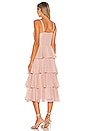 view 3 of 4 Gallery Dress in Lurex Blush Swiss Dot