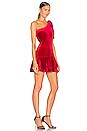 view 2 of 3 Haydon Dress in Burgundy Velvet
