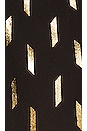 view 4 of 4 ROBE COURTE KISS ME in Black & Gold