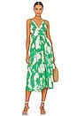 view 1 of 3 Uma Dress in Lover's Rock Green