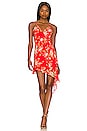 view 1 of 3 ROBE RIRI in Flirty Floral Red
