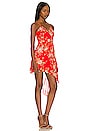 view 2 of 3 ROBE RIRI in Flirty Floral Red