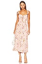 view 1 of 3 Sandrine Midi Dress in Floral Dawn Blush