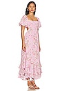 view 2 of 3 Dorinda Midi Dress in Heartwood Pink