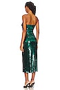 view 3 of 4 Ariana Dress in Emerald Sequin
