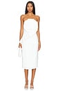 view 1 of 3 VESTIDO MIDI RIO in White