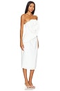 view 2 of 3 VESTIDO MIDI RIO in White