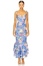 view 1 of 3 Baxter Dress in Blue Lagoon Kiss